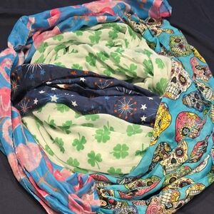 Colorful Patterned Scarf